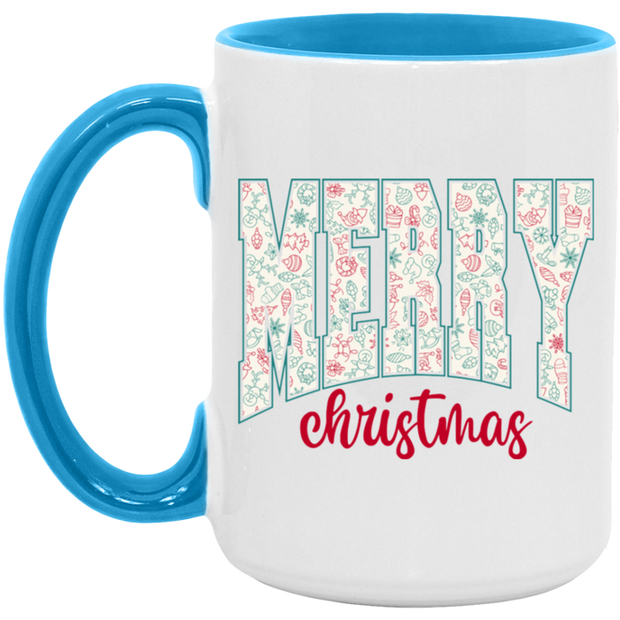 Merry Christmas University 15 oz Coffee Mug