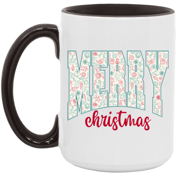 Merry Christmas University 15 oz Coffee Mug