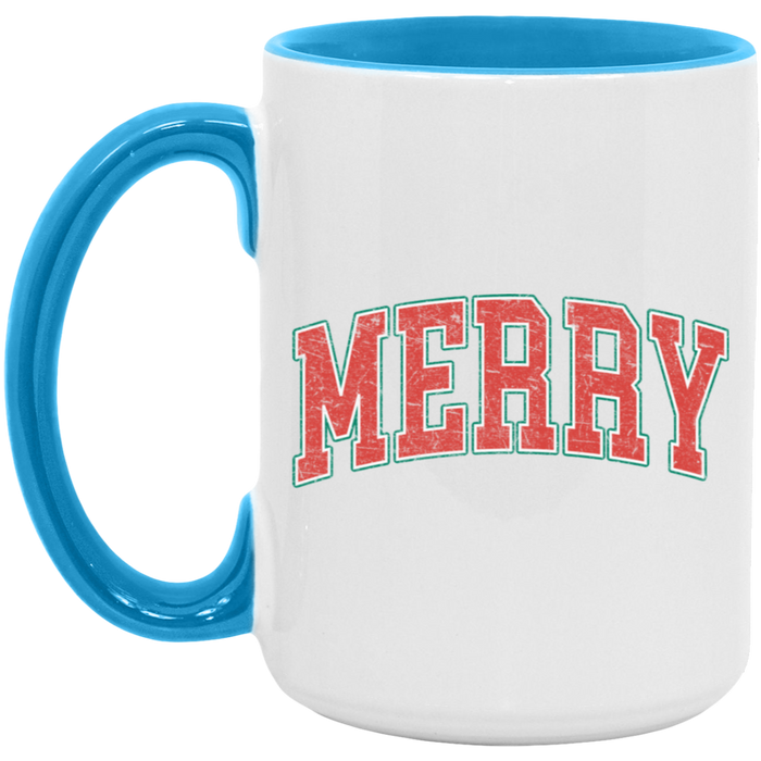 Merry University Christmas 15 oz Coffee Mug