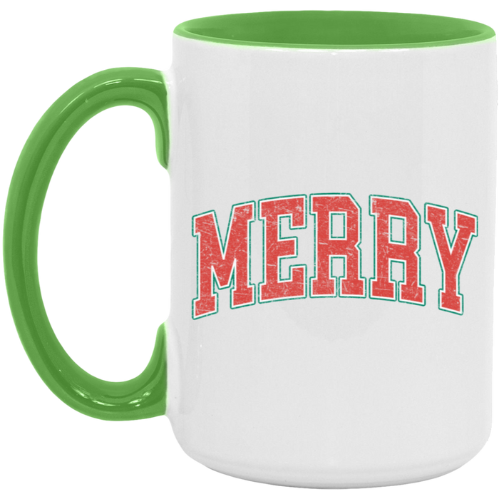 Merry University Christmas 15 oz Coffee Mug