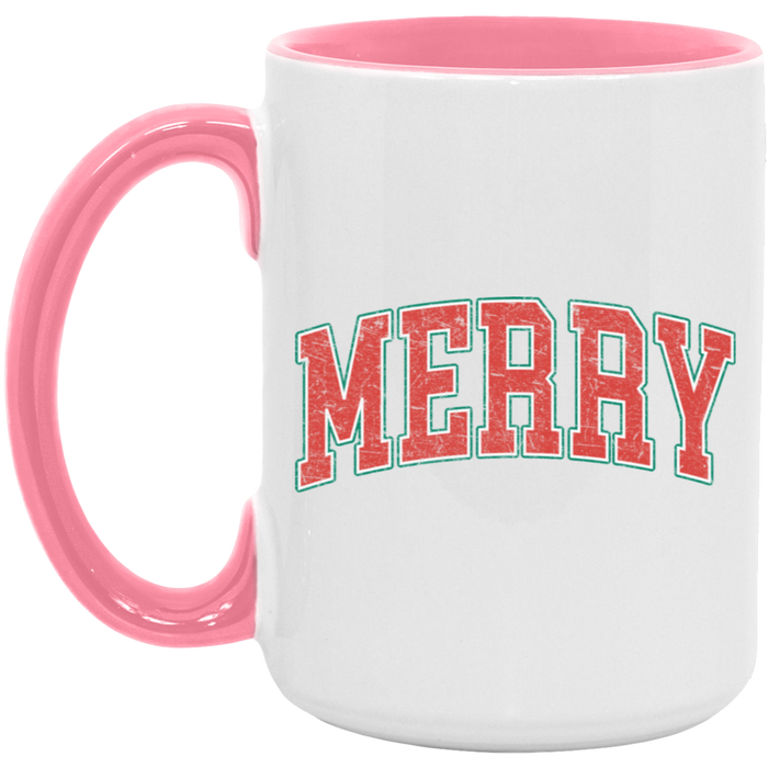 Merry University Christmas 15 oz Coffee Mug