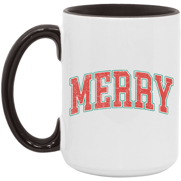 Merry University Christmas 15 oz Coffee Mug