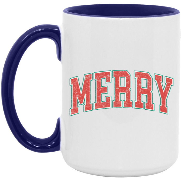 Merry University Christmas 15 oz Coffee Mug