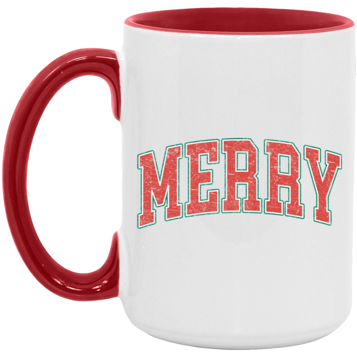 Merry University Christmas 15 oz Coffee Mug