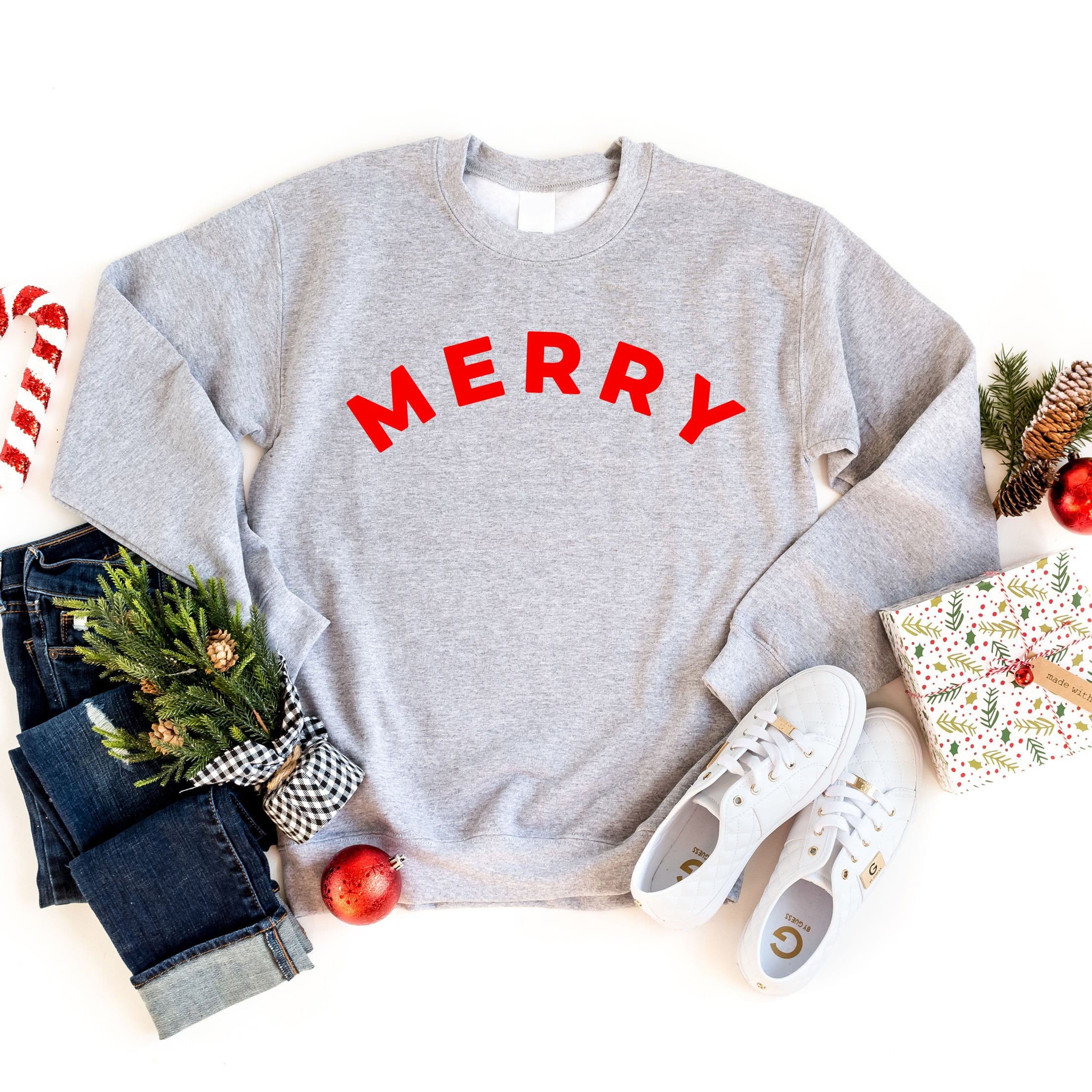 MERRY Sweatshirt Light and Shine Boutique