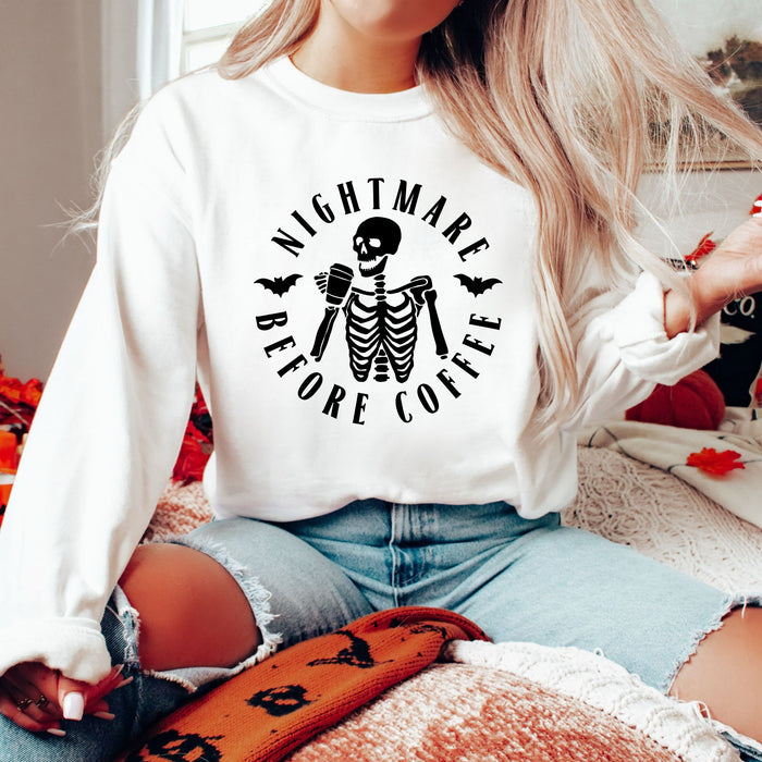 Nightmare Before Coffee Sweatshirt