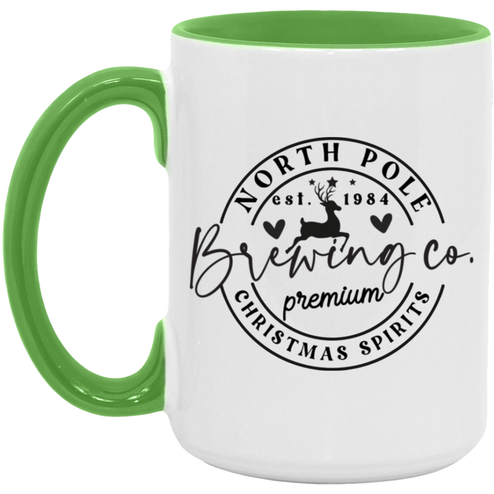 North Pole Christmas Spirits 15 oz Coffee Mug