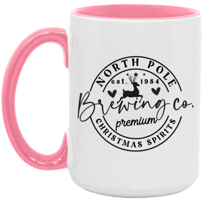 North Pole Christmas Spirits 15 oz Coffee Mug