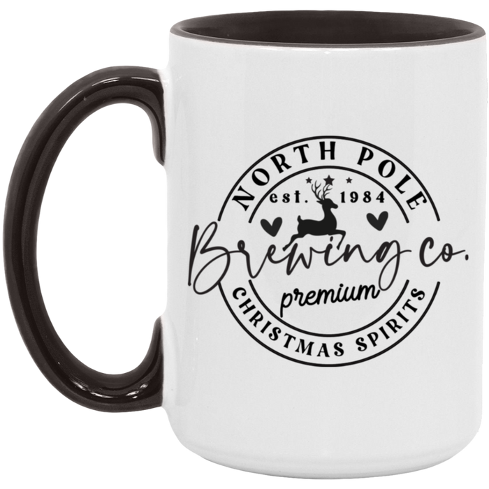 North Pole Christmas Spirits 15 oz Coffee Mug