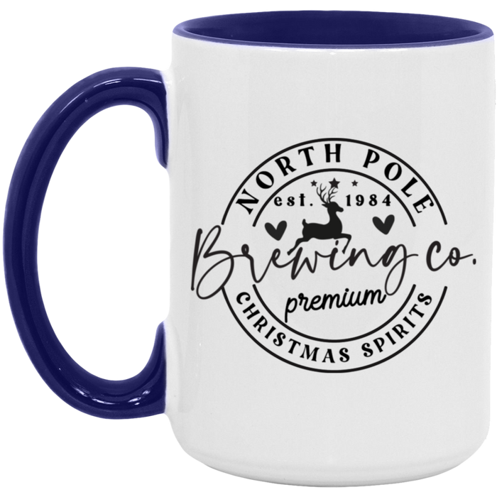 North Pole Christmas Spirits 15 oz Coffee Mug