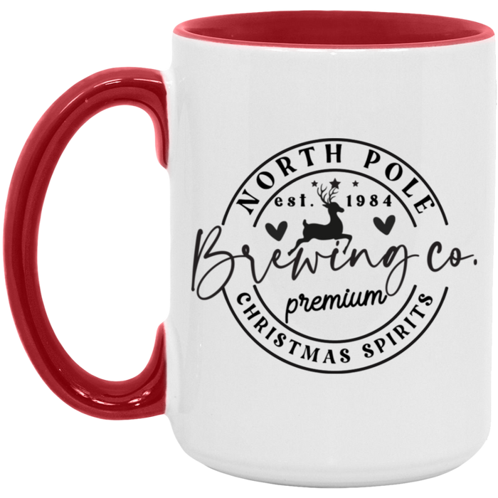 North Pole Christmas Spirits 15 oz Coffee Mug
