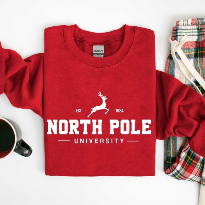 North Pole University (Varsity) Sweatshirt