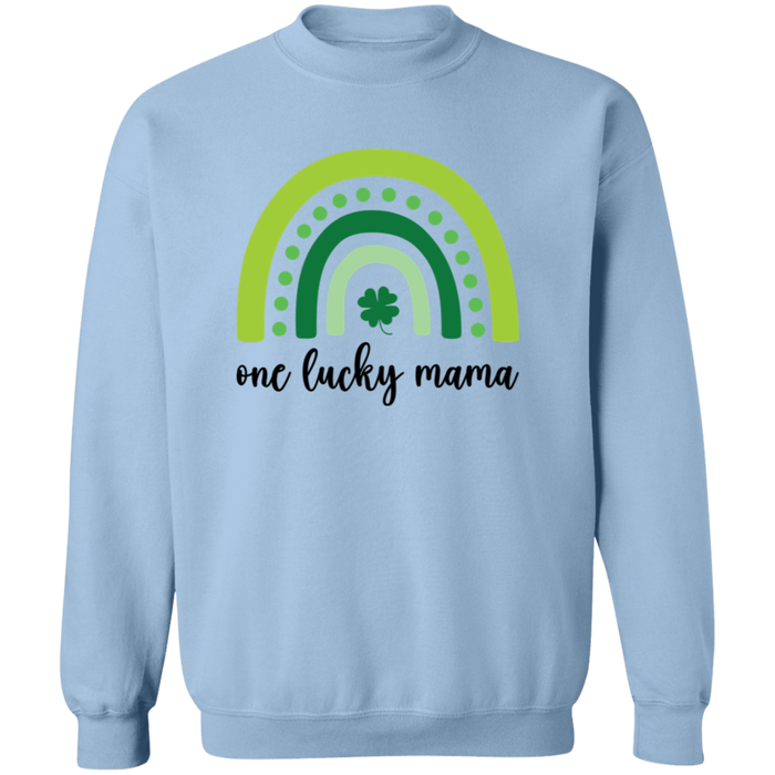 One Lucky Mama Crewneck Sweatshirt