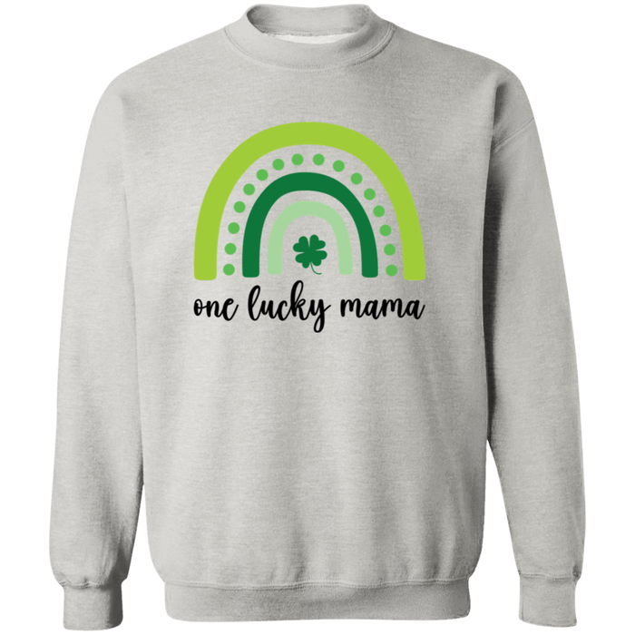 One Lucky Mama Crewneck Sweatshirt