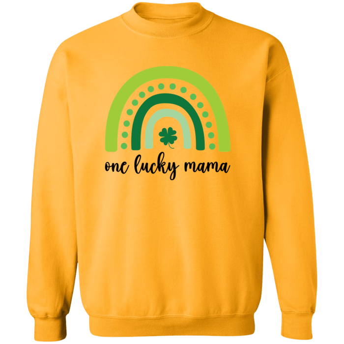 One Lucky Mama Crewneck Sweatshirt