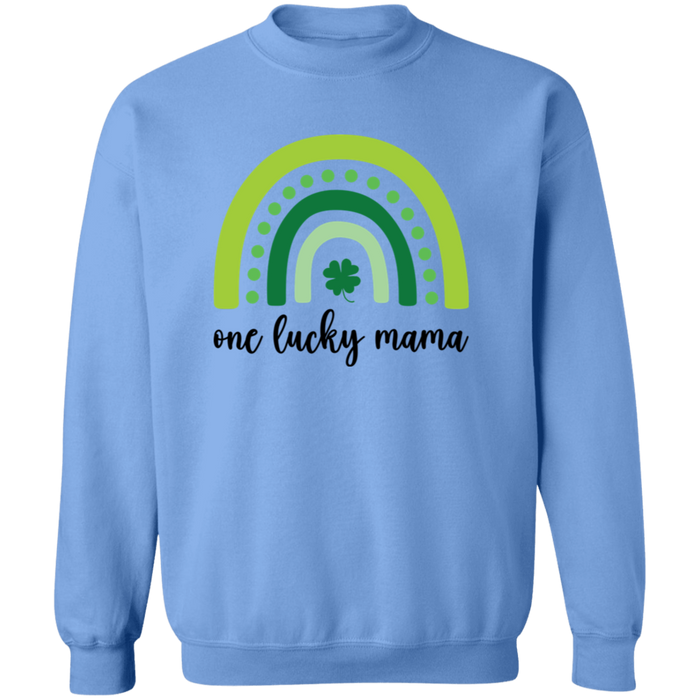 One Lucky Mama Crewneck Sweatshirt