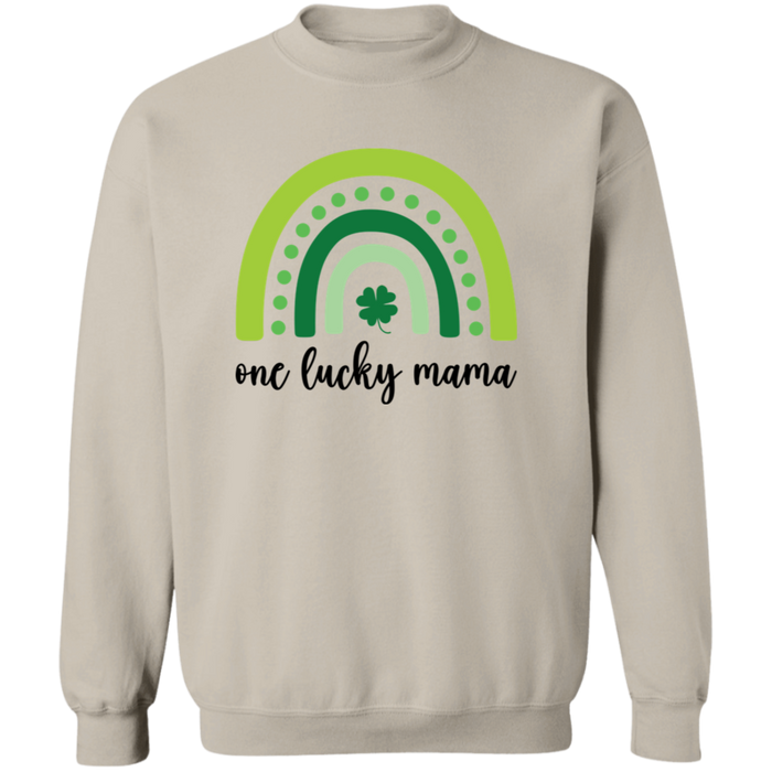 One Lucky Mama Crewneck Sweatshirt