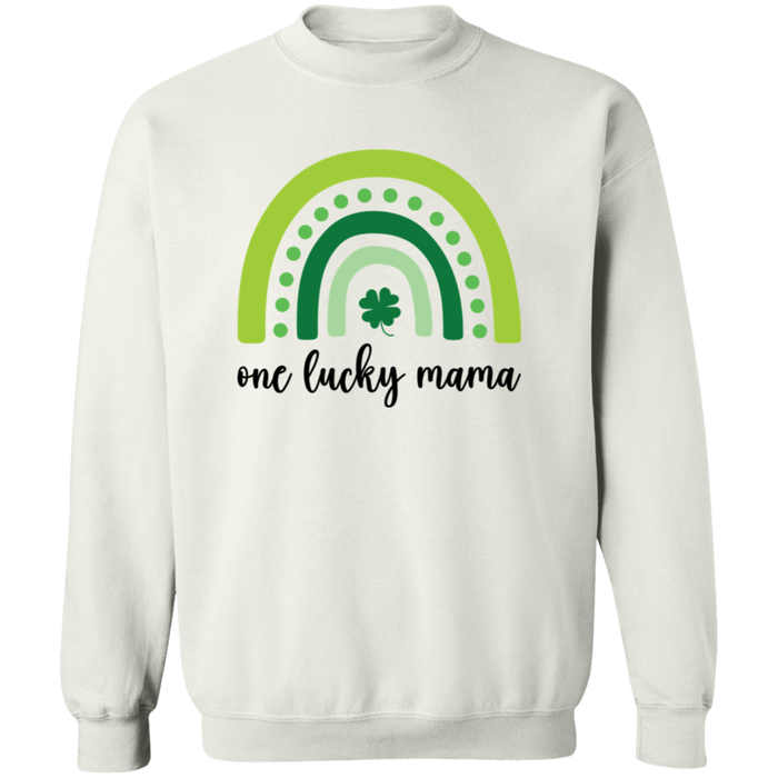 One Lucky Mama Crewneck Sweatshirt