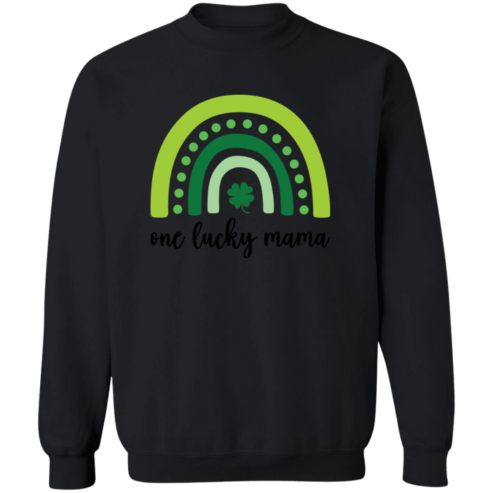 One Lucky Mama Crewneck Sweatshirt