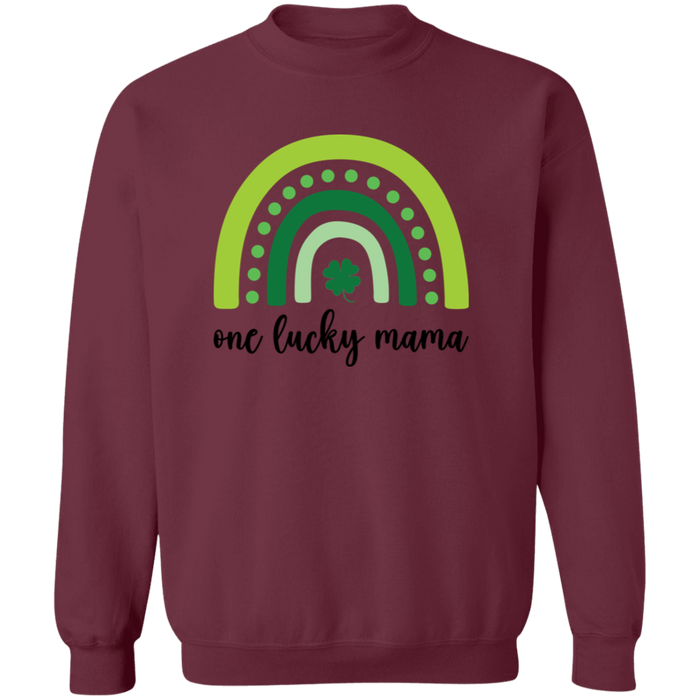 One Lucky Mama Crewneck Sweatshirt