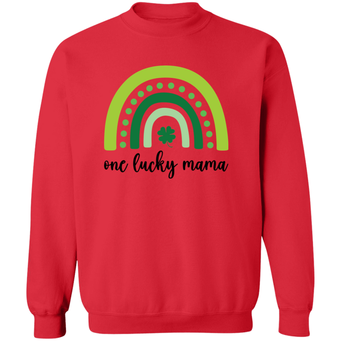 One Lucky Mama Crewneck Sweatshirt
