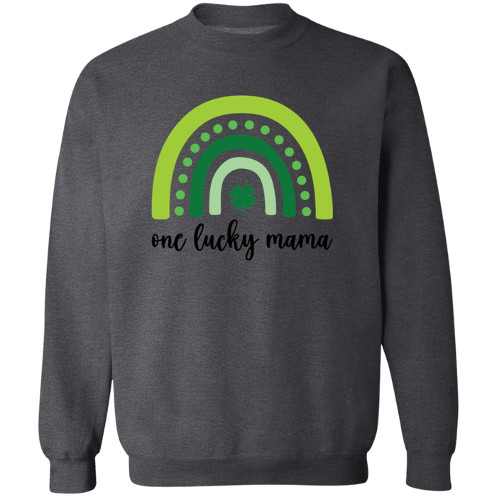 One Lucky Mama Crewneck Sweatshirt