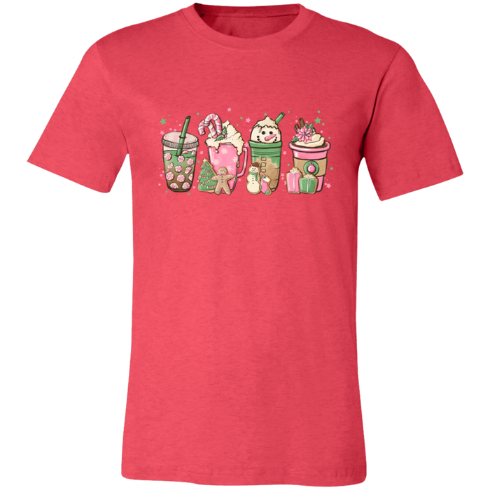 Pink Christmas Drinks T-Shirt