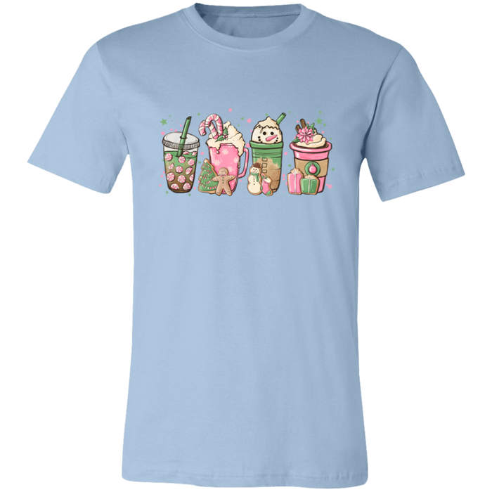 Pink Christmas Drinks T-Shirt