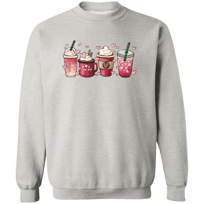 Pink Love Cups Sweatshirt