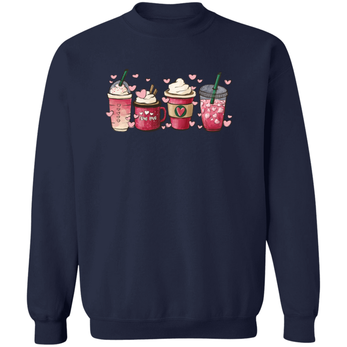 Pink Love Cups Sweatshirt
