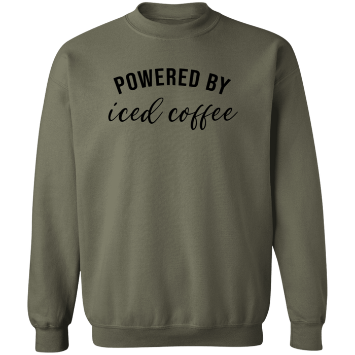 Powered by Iced Coffee Sweatshirt
