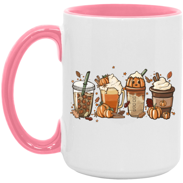 Pumpkin Spice Drinks 15oz Coffee Mug