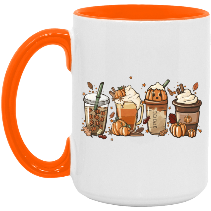 Pumpkin Spice Drinks 15oz Coffee Mug