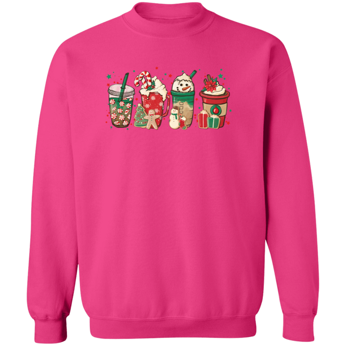 Red Christmas Drinks Sweatshirt