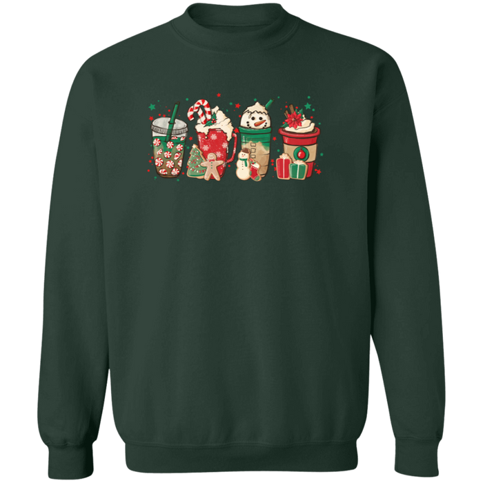 Red Christmas Drinks Sweatshirt