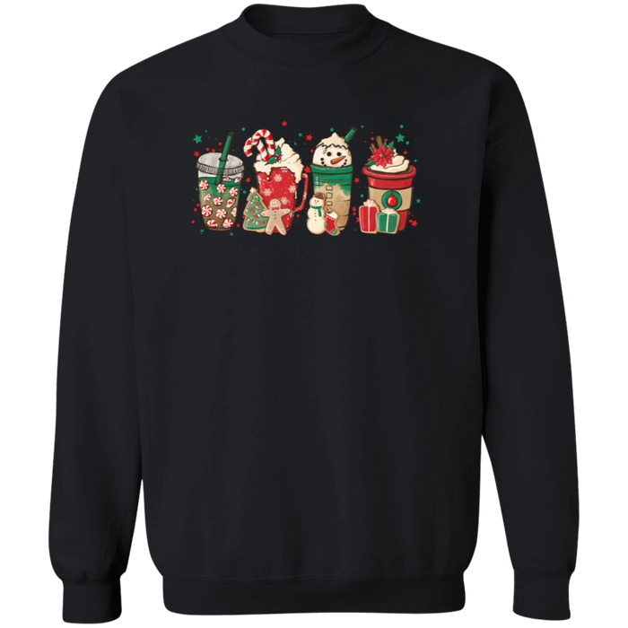 Red Christmas Drinks Sweatshirt