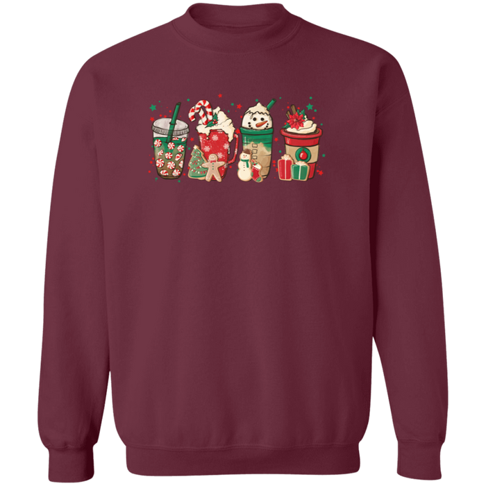 Red Christmas Drinks Sweatshirt