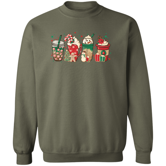Red Christmas Drinks Sweatshirt