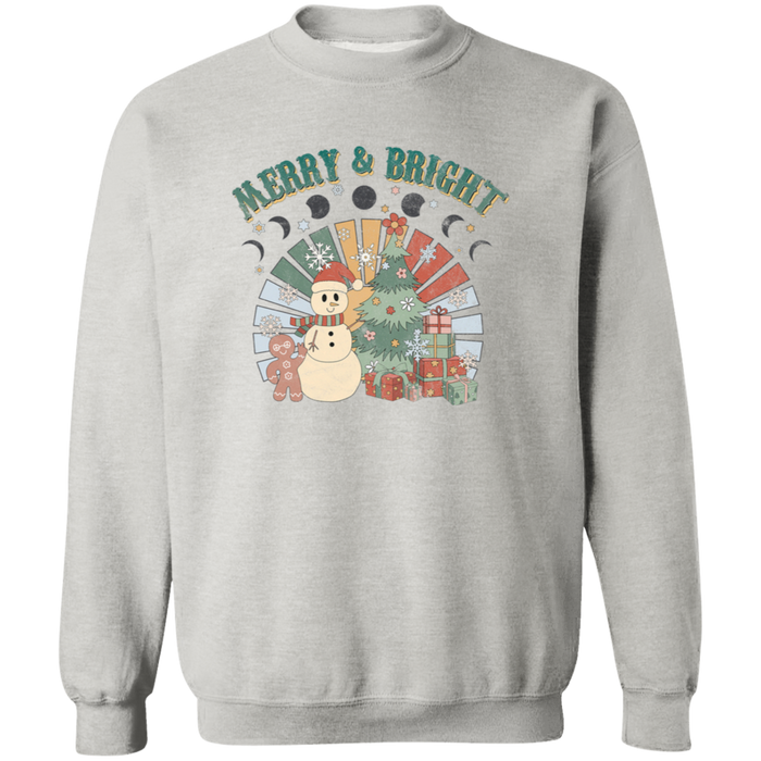 Retro Merry and Bright Sweatshirt