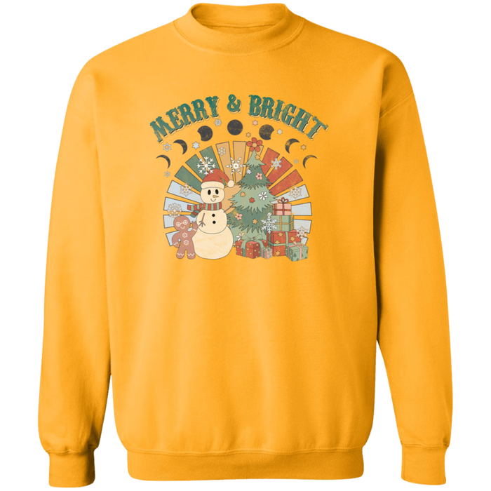 Retro Merry and Bright Sweatshirt