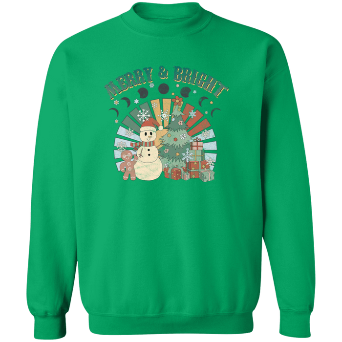 Retro Merry and Bright Sweatshirt