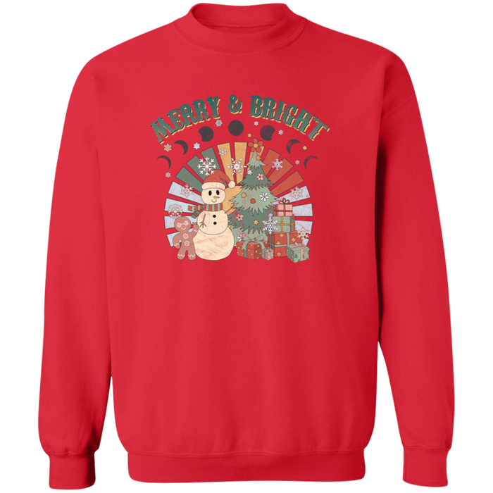 Retro Merry and Bright Sweatshirt