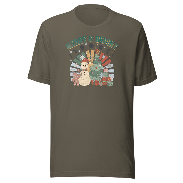 Retro Merry & Bright T-Shirt