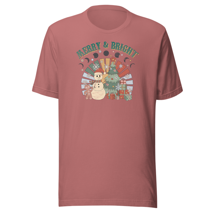 Retro Merry & Bright T-Shirt