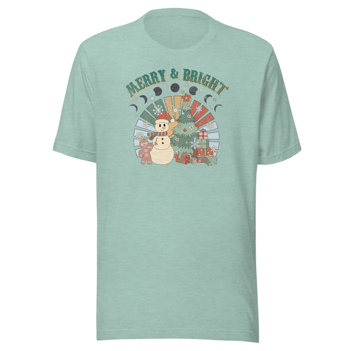 Retro Merry & Bright T-Shirt