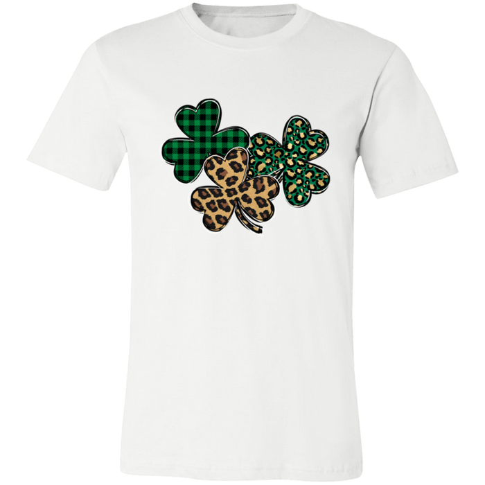 Shamrocks Plaid and Leopard T-Shirt