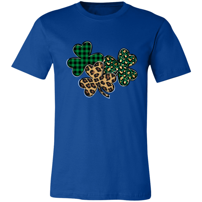 Shamrocks Plaid and Leopard T-Shirt