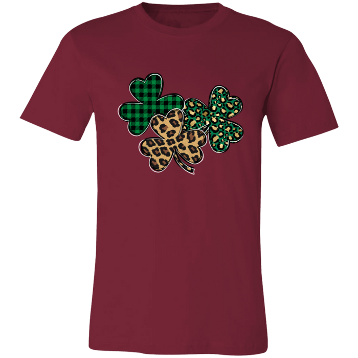 Shamrocks Plaid and Leopard T-Shirt