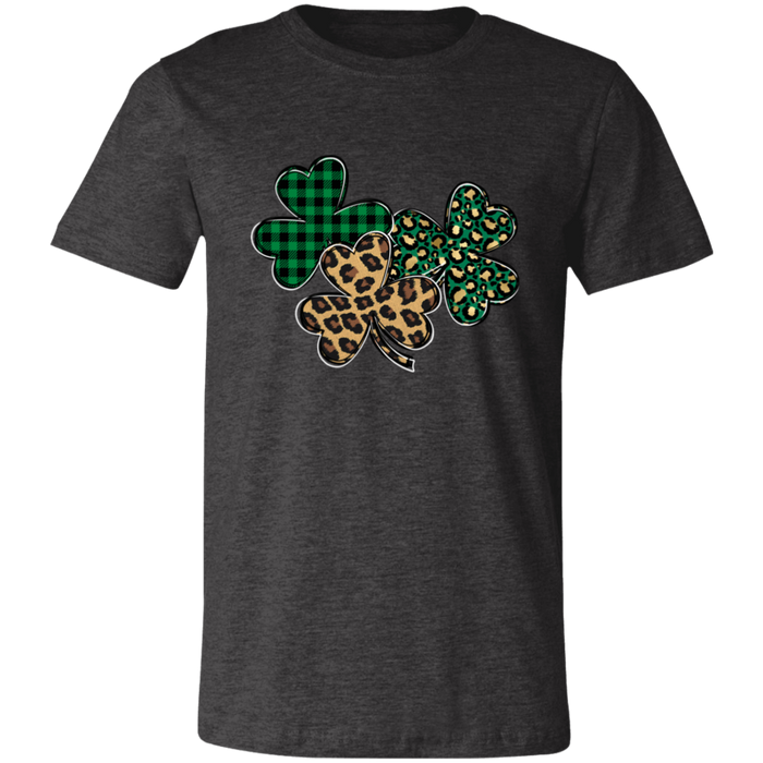 Shamrocks Plaid and Leopard T-Shirt