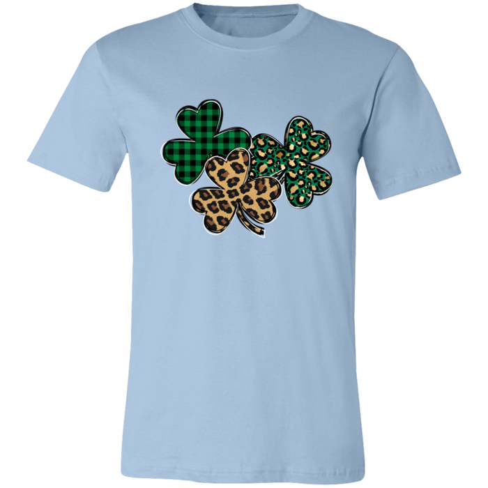 Shamrocks Plaid and Leopard T-Shirt